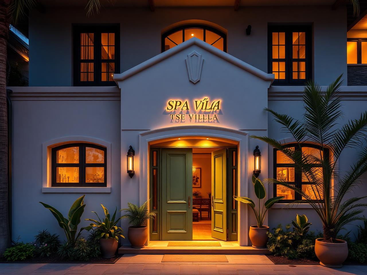 Façade du spa